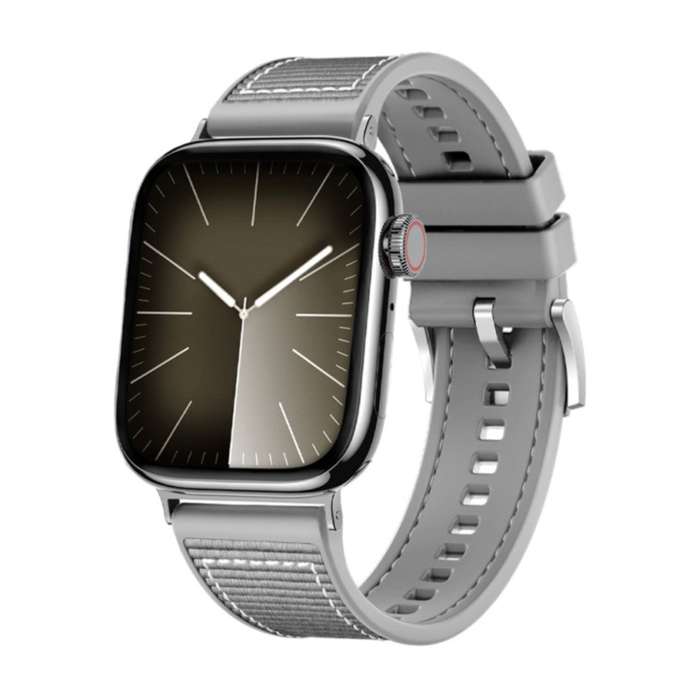 Techsuit W051 Armband für Apple Watch 42mm / 41mm / 40mm / 38mm Serie, Grau