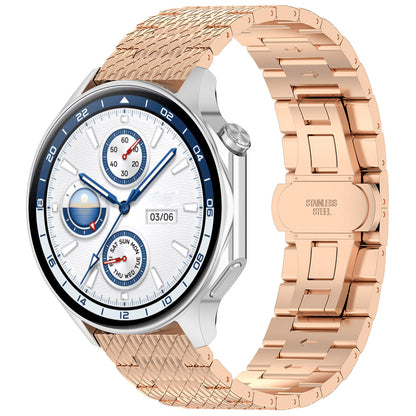 Techsuit W052 Armband für Samsung Galaxy Watch / Huawei Watch Series, 20mm, Roségold