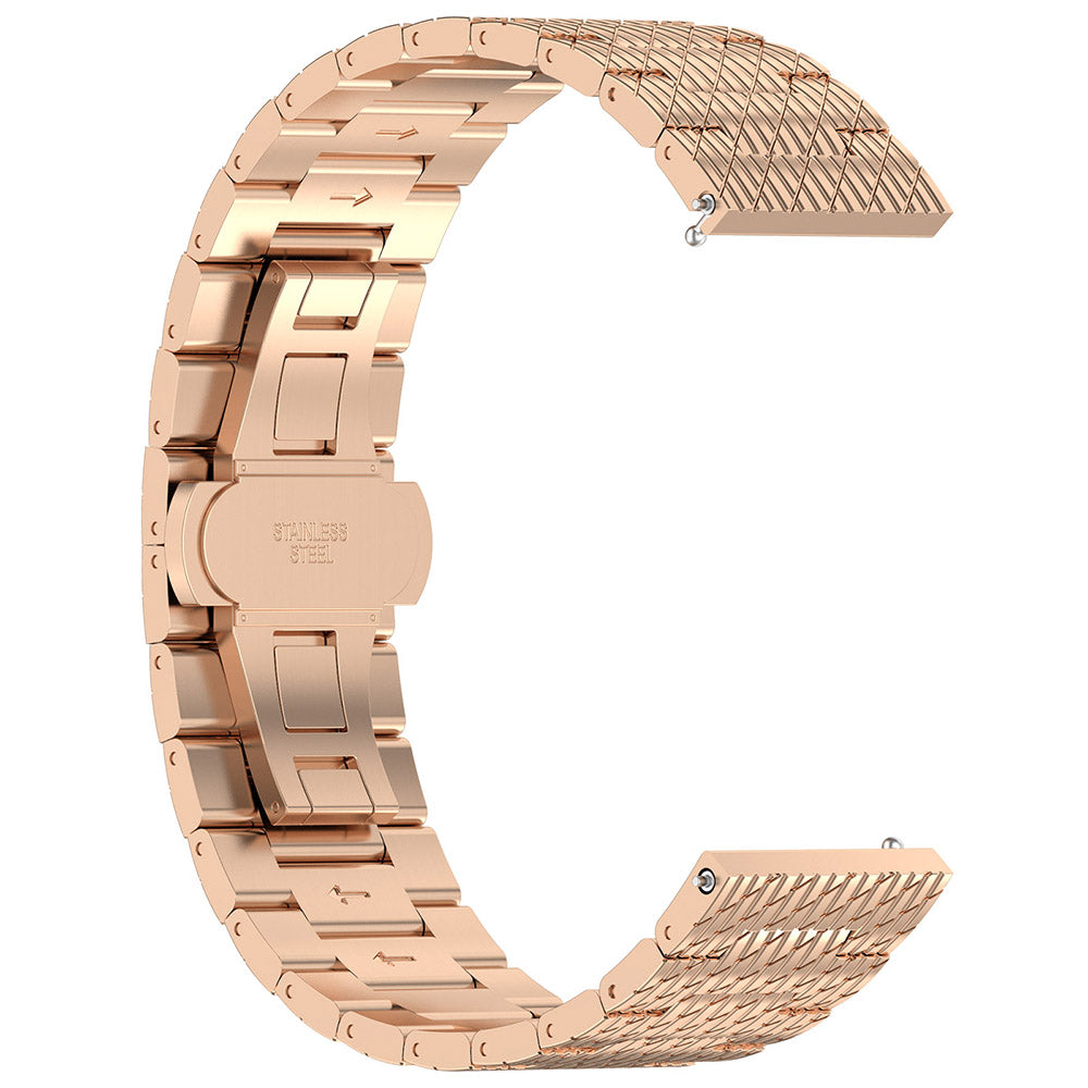 Techsuit W052 Armband für Samsung Galaxy Watch / Huawei Watch Series, 20mm, Roségold