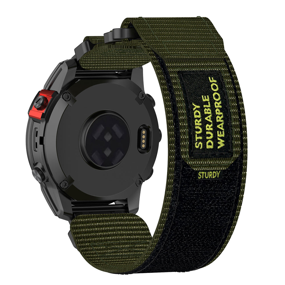 Techsuit W057 Armband für Garmin Instinct / Approach / Fenix Watch Series, 20mm, Grün