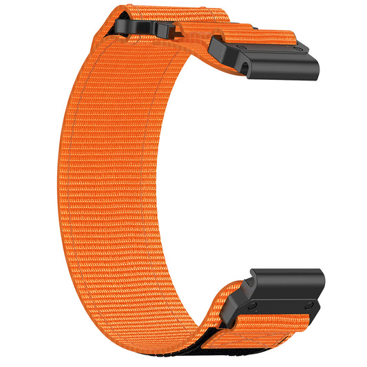 Techsuit W057 Armband für Garmin Watch Fenix / Forerunner Serie, 22mm, Orange