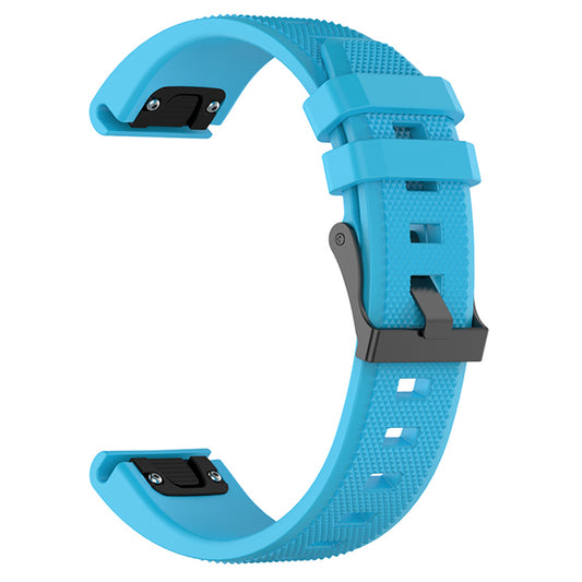 Techsuit W058 Armband für Garmin Watch Fenix / Forerunner Serie, 22mm, Blau