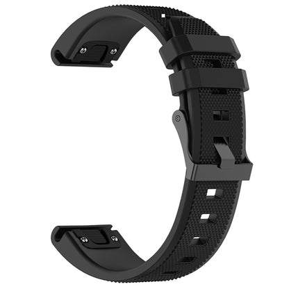 Techsuit W058 Armband für Garmin Watch Fenix Serie, 26mm, Schwarz