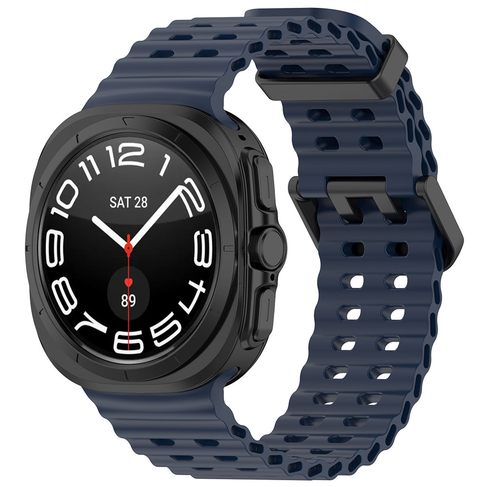 Techsuit W062 Armband für Samsung Galaxy Watch Ultra, Marineblau