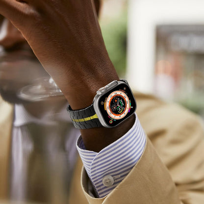 Techsuit W063 Armband für Apple Watch 49mm / 46mm / 45mm / 44mm / 42mm Serie, Orange