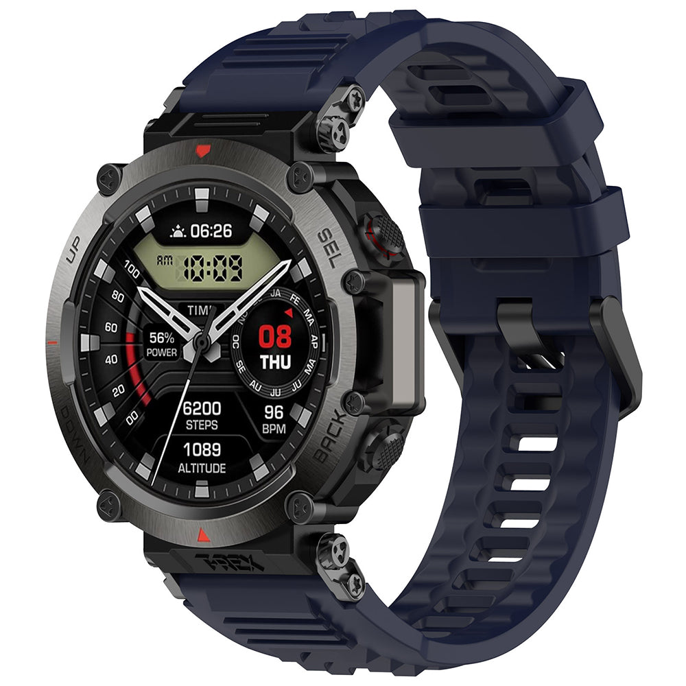 Techsuit W067 Armband für Amazfit T-Rex Ultra, Marineblau