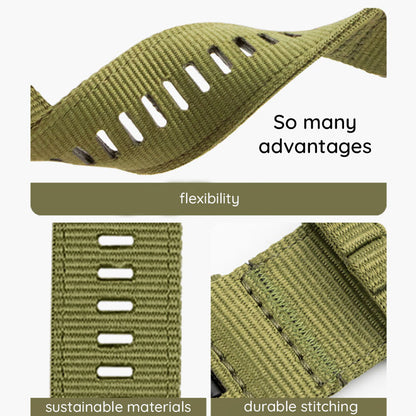 Techsuit W070 Armband für Garmin Instinct / Approach / Fenix Watch Series, 20mm, Orange