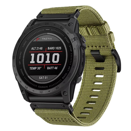 Techsuit W070 Armband für Garmin Watch Fenix Serie, 26mm, Grün