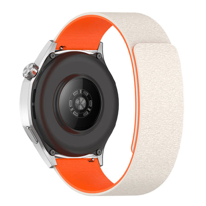 Techsuit W074 Armband für Samsung Galaxy Watch Series, 20mm, Schwarz Orange