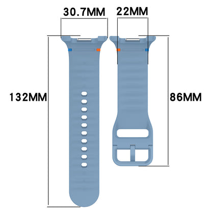 Techsuit W079 Strap for Samsung Galaxy Watch 8 Classic / Watch8 44mm / Watch 8 40mm, Orange