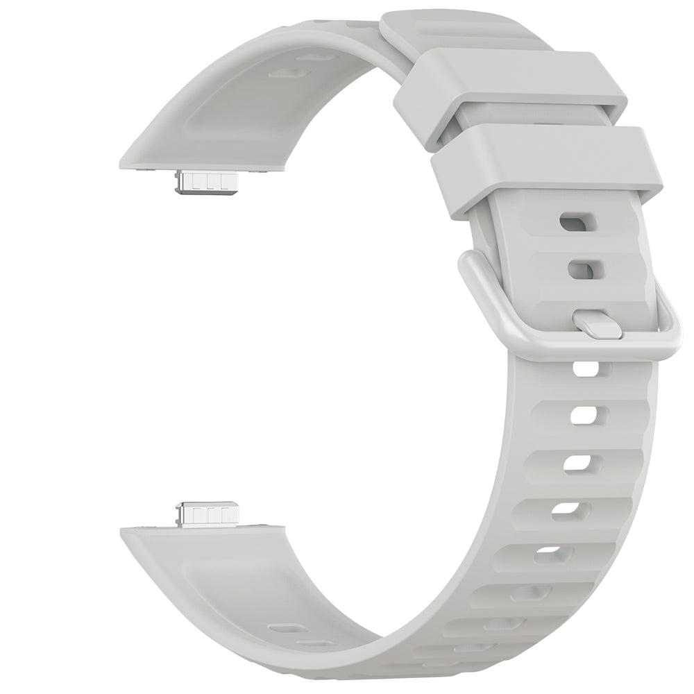 Techsuit W082 Armband für Huawei Watch Fit 5 Pro, Grau