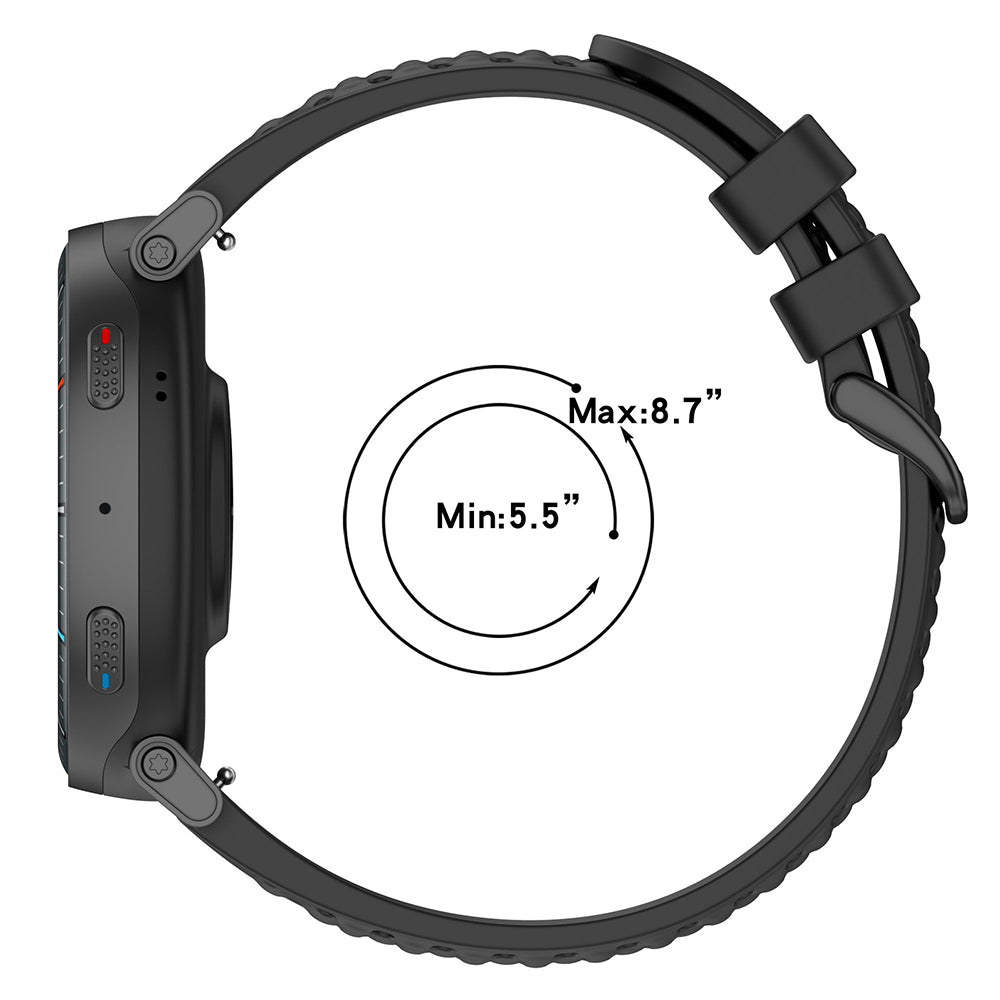Techsuit W083 Armband für Amazfit Watch / Samsung Watch Series, 22mm, Lila