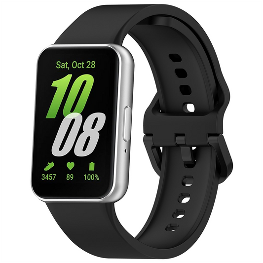 Techsuit Armband W086 für Samsung Galaxy Fit3 R39M, Schwarz