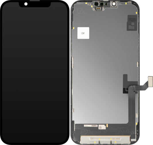 GX Touchscreen Display for Apple iPhone 14 Plus, with Frame, Movable OLED IC Version, Black