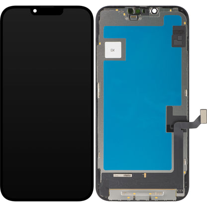 Display mit GX Touchscreen für Apple iPhone 13 Pro Max, mit Rahmen, OLED IC Movable Version, Schwarz