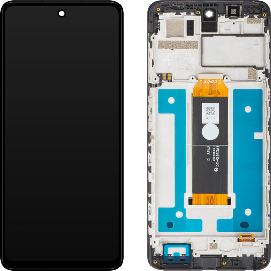 Touchscreen-Display HMD Pulse+ / Pulse Pro / Pulse, mit Rahmen, Schwarz, Service Pack 286940623