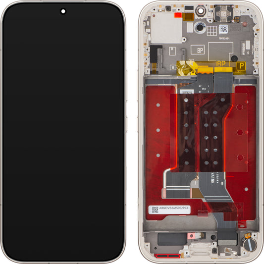 Display mit Touchscreen Honor 600 Pro, mit Rahmen, Gold (Golden White), Service Pack 0235ATTV