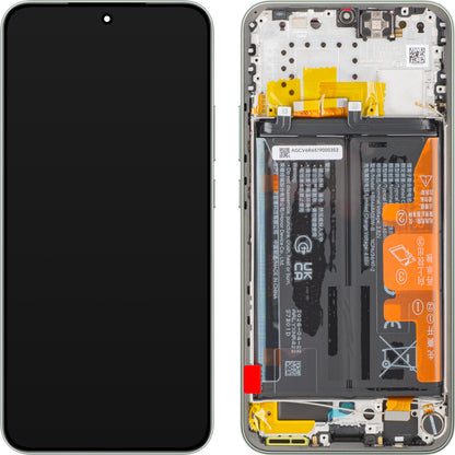 Display mit Touchscreen Honor Magic8 Lite, mit Rahmen und Akku, Grün (Forest Green), Service Pack 0235ARUU