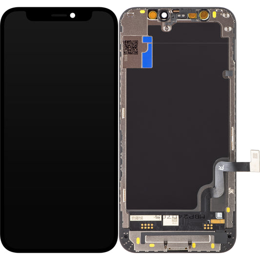 Touchscreen Display JK für Apple iPhone 12 mini, mit Rahmen, In-Cell LCD Version, Schwarz