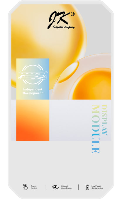 JK Touchscreen Display für Apple iPhone 14 Pro Max, mit Rahmen, In-Cell IC Movable LCD Version, Schwarz