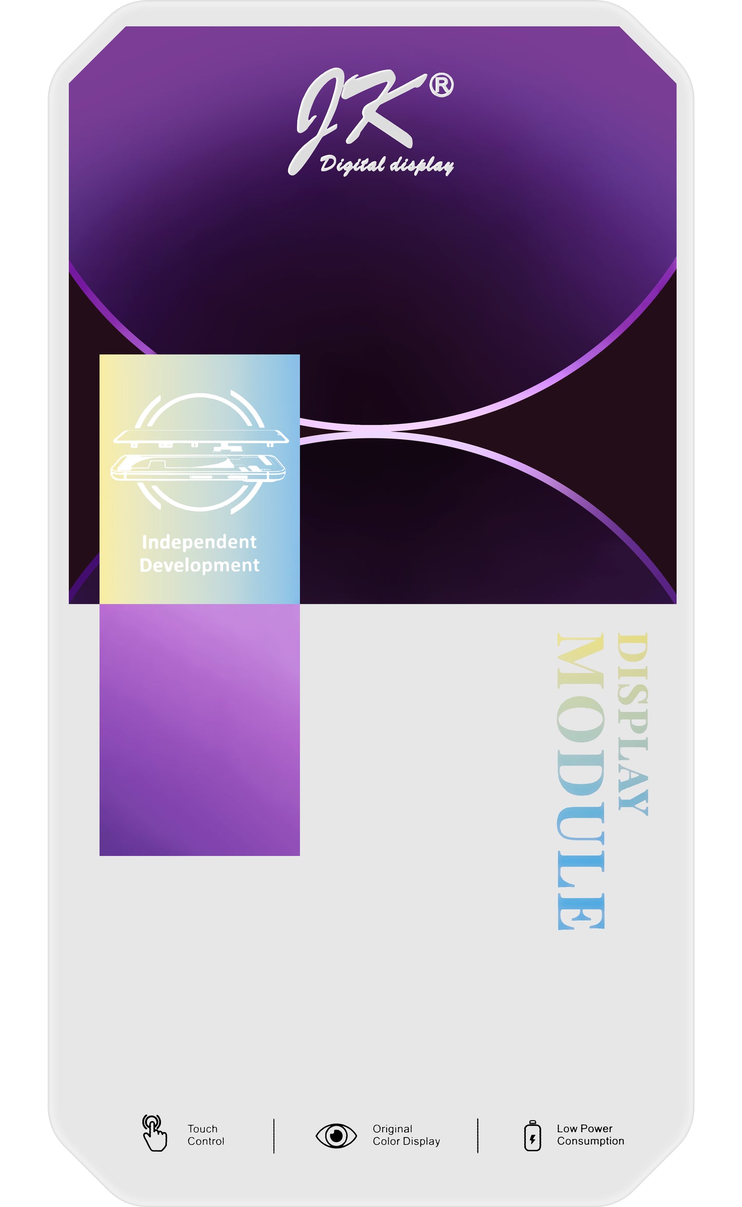 Touchscreen Display JK for Apple iPhone 13 mini, with Frame, In-Cell LCD Version, Black 