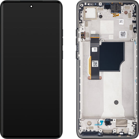 Motorola Edge 40 Neo Touchscreen Display, with Frame, Version L3, Black, Swap 5D68C23158