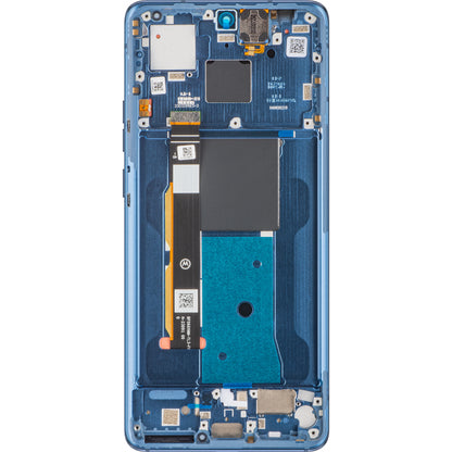 Motorola Edge 40 Touchscreen Display, with Frame, Blue (Lunar Blue), Service Pack 5D68C22671