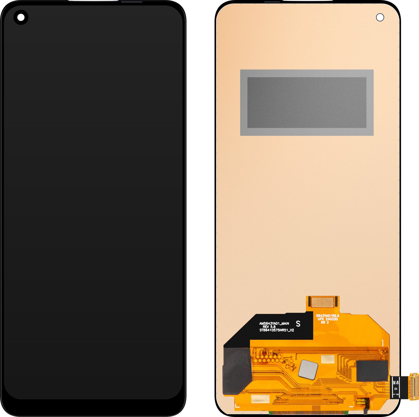 MP Touchscreen Display compatible with Oppo Find X3 Lite / K9 / Reno5 5G