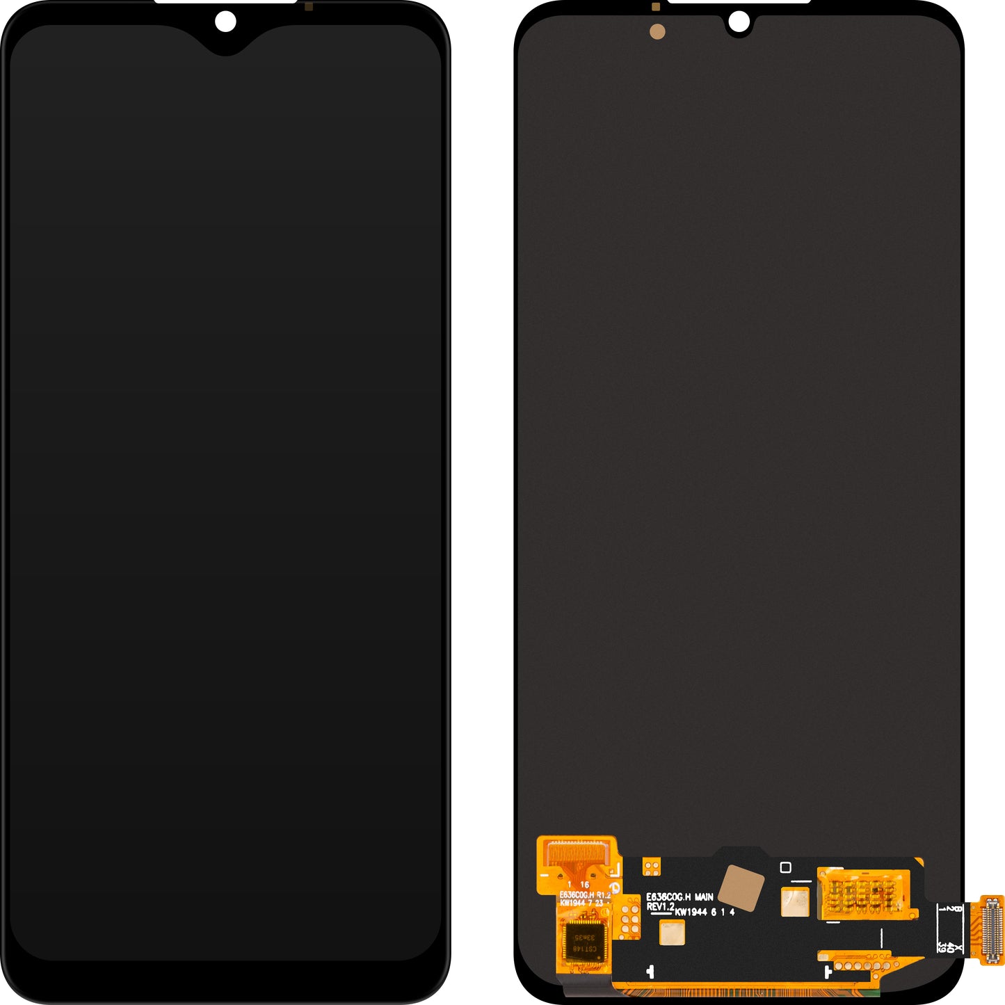 Display mit Touchscreen MP kompatibel mit Oppo Find X2 Lite / Reno3 5G, OLED-Version