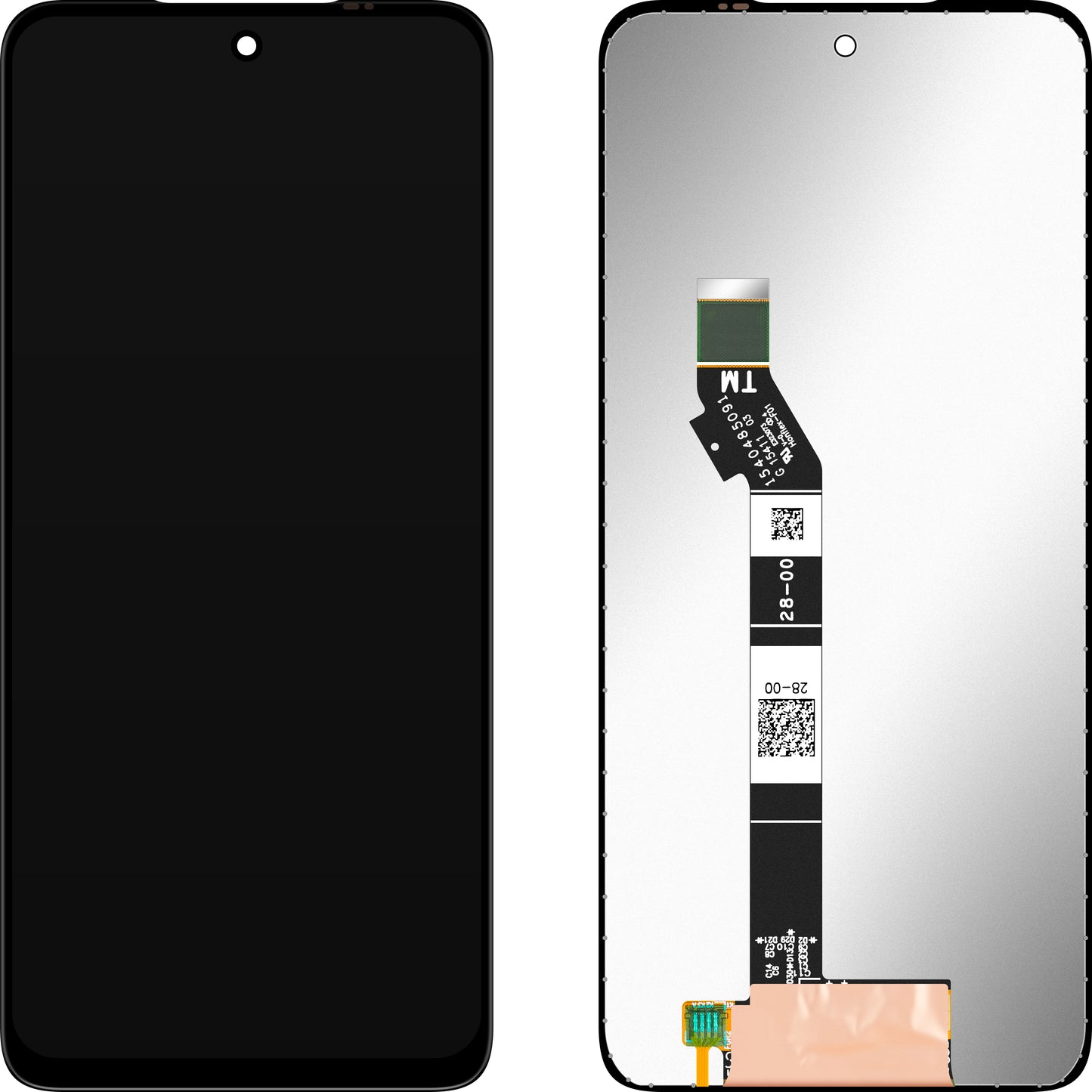 Display mit Touchscreen MP kompatibel mit Motorola Moto G15 / G15 Power