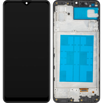 MP Touchscreen Display compatible with Samsung Galaxy M32 M325, with Frame, Black