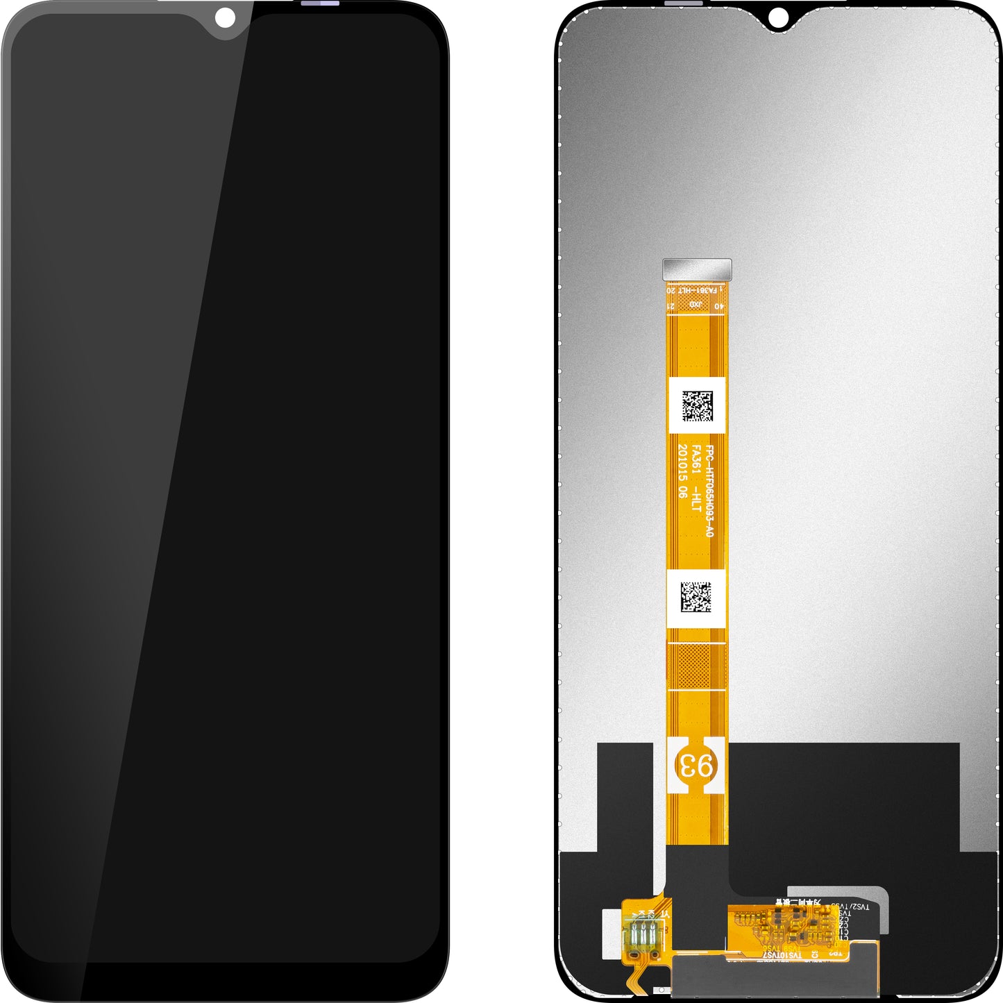 Display mit MP Touchscreen kompatibel mit Oppo A15 / A15s / A16e / A16K / A31 / A35