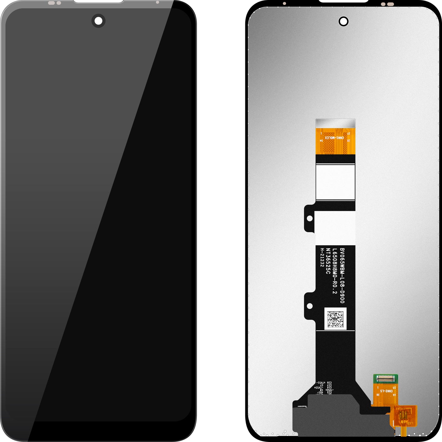 Display mit Touchscreen MP kompatibel mit Motorola Moto E30 / E40