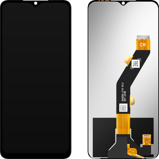 Display mit Touchscreen MP kompatibel mit ZTE Blade A34 / Blade A54