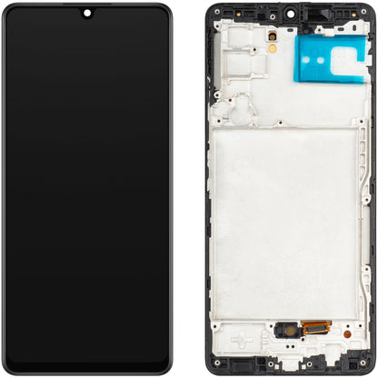 MP Touchscreen Display kompatibel zu Samsung Galaxy A42 5G A426, mit Rahmen, OLED Version, Schwarz 