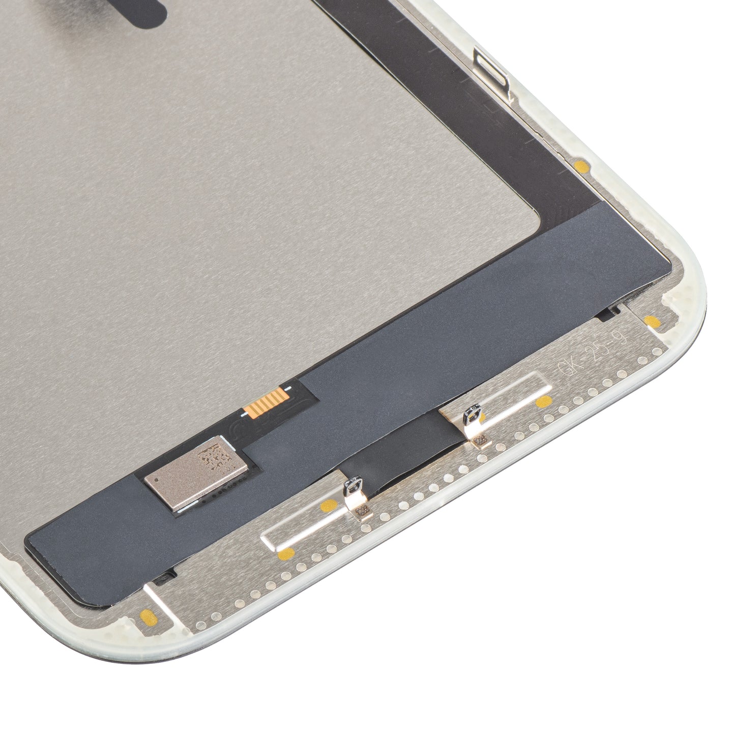 MP Touchscreen-Display kompatibel mit Apple iPhone 16 Pro Max, mit Rahmen, OLED FHD IC Movable Version, Schwarz, Swap