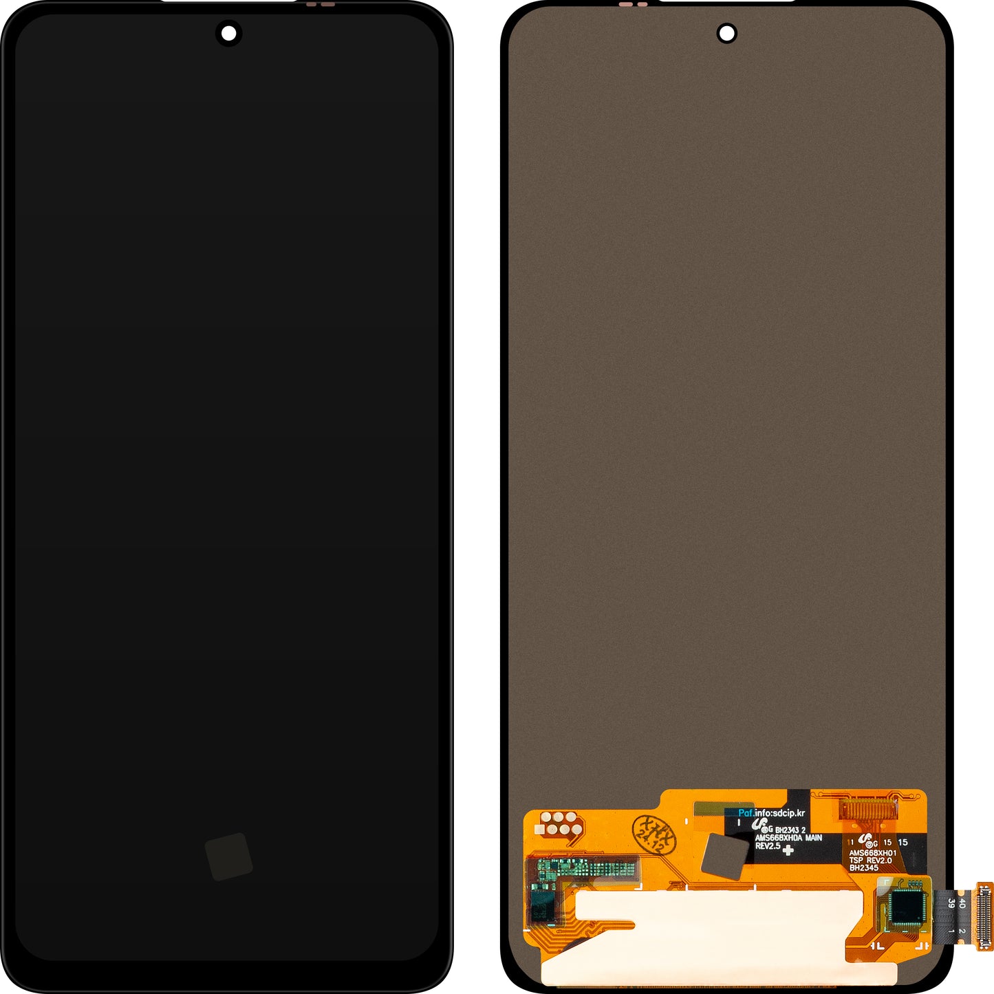 Display mit Touchscreen MP kompatibel mit Xiaomi Redmi Note 13 4G, OLED-Version