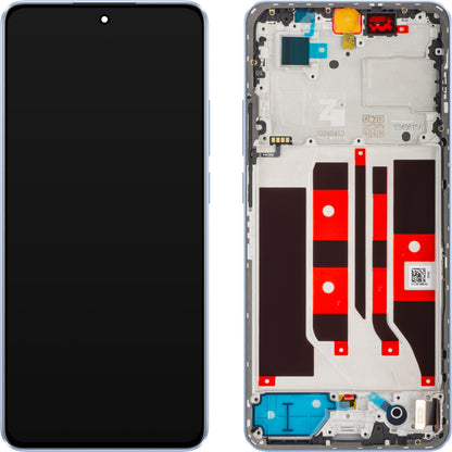 Display with Touchscreen Oppo F25 Pro / Reno11 F, with Frame, Blue (Ocean Blue), Service Pack 621029000175