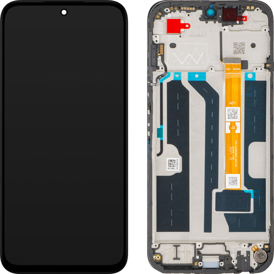 Display mit Touchscreen Oppo A6x / A6t, mit Rahmen, Schwarz, Service Pack 621029000752