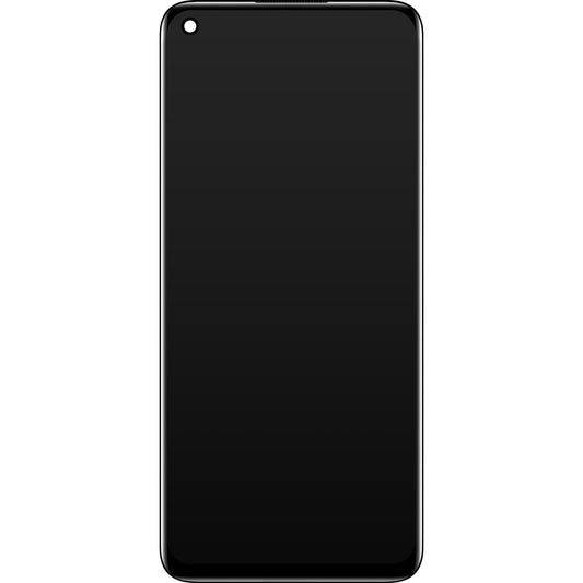 Touchscreen-Display Oppo A96, mit Rahmen, Schwarz, Service Pack 4130058