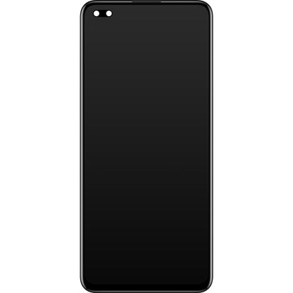 Oppo Reno4 Lite Touchscreen Display, with Frame, Black, Service Pack 4904988