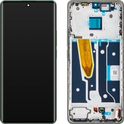 Touchscreen-Display Realme 11 Pro+ mit Rahmen, Grün (Oasis Green), Service Pack 621029000027