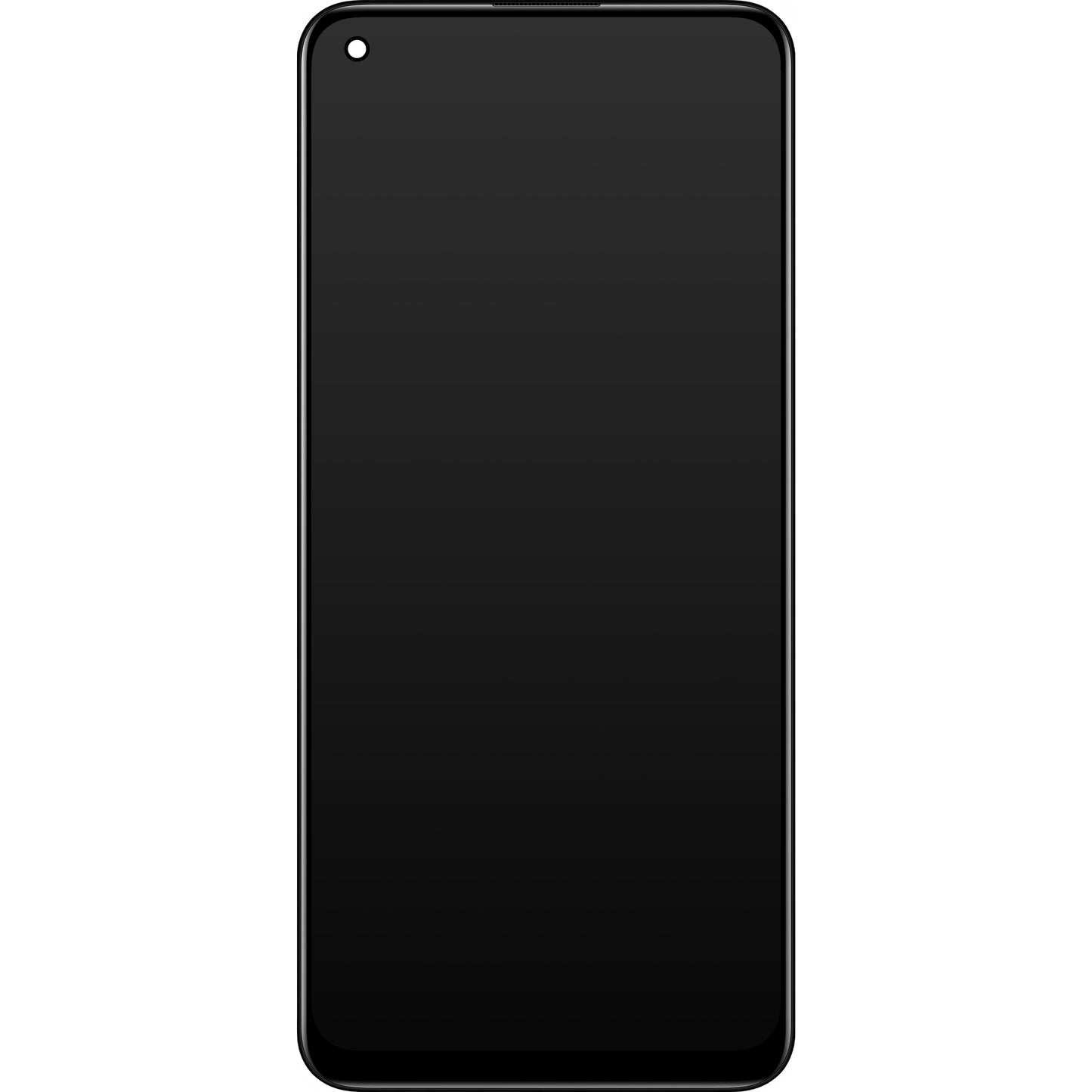 Realme 8 Pro Touchscreen Display, with Frame, Black, Service Pack 4130052