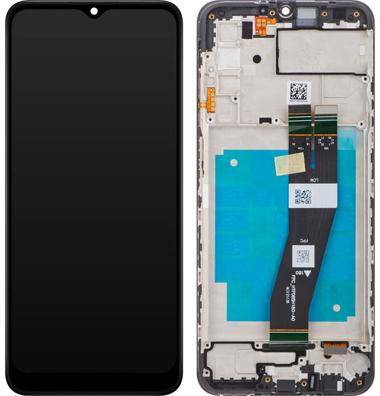 Display mit Touchscreen Samsung Galaxy A03s A037, mit Rahmen, Version G, Schwarz, Service Pack GH81-21233A