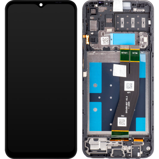 Touchscreen Display Samsung Galaxy A14 A145, mit Rahmen, Europa Version, Schwarz, Service Pack GH81-23540A