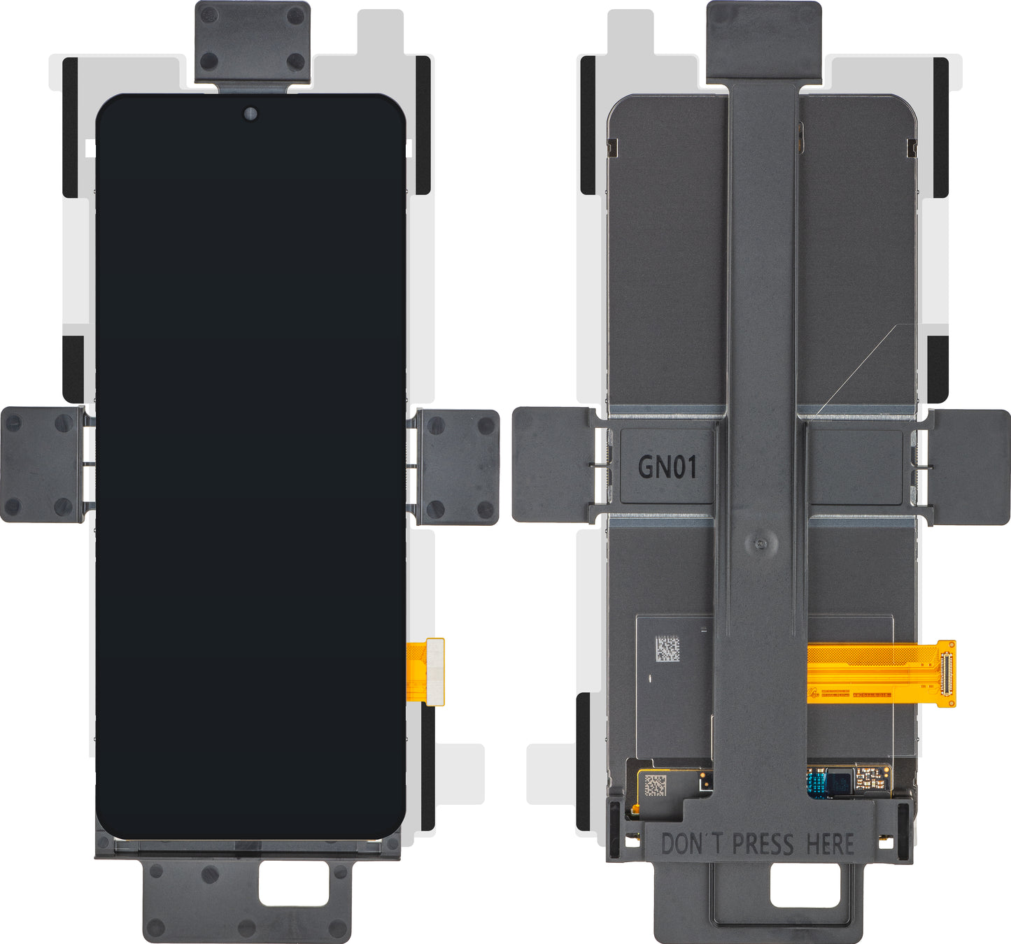 Samsung Galaxy Z Flip6 F741 Touchscreen-Display, Unteres Inneres, Service Pack GH82-35022A