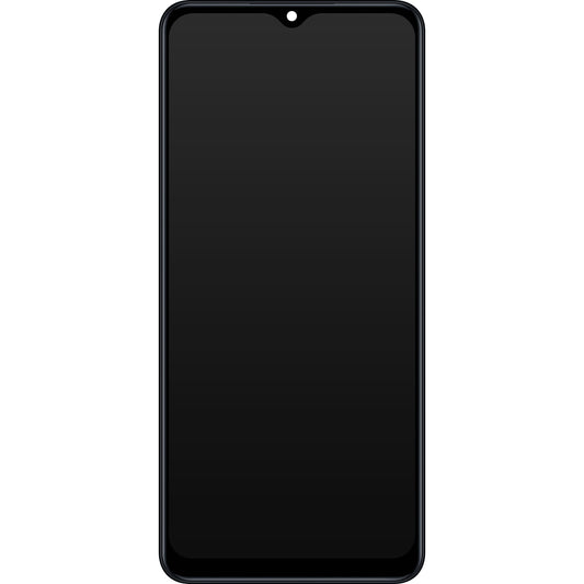 Samsung Galaxy M12 M127 Touchscreen-Display mit Rahmen, Schwarz, Swap GH82-25042A