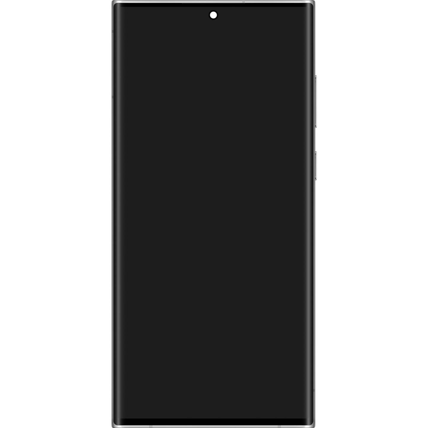 Display with Touchscreen Samsung Galaxy S22 Ultra 5G S908, with Frame, White, Service Pack GH82-27488C