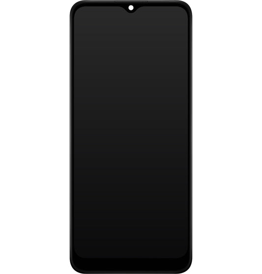 Touchscreen Display Samsung Galaxy A03s A037, with Frame, Version G, Black, Service Pack GH81-21233A