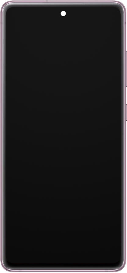 Display mit Touchscreen für Samsung Galaxy S20 FE G780, mit Rahmen, Violett, Swap GH82-24219C
